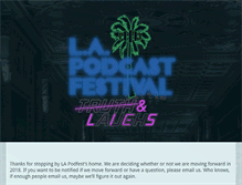 Tablet Screenshot of lapodfest.com